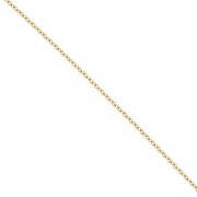Stainless steel 316L Trace chain 1.1 mm - Gold x50cm
