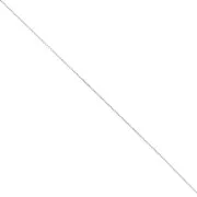 316L stainless steel Trace mesh chain, filed 1 mm x1m