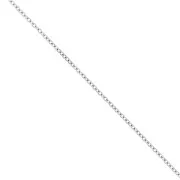 316L stainless steel Trace mesh chain, filed 1 mm x1m
