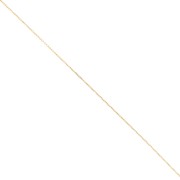 Stainless steel 316L Trace chain 1 mm - Gold x50cm|raw }}