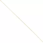 Stainless steel 316L Trace chain 1 mm - Gold x50cm