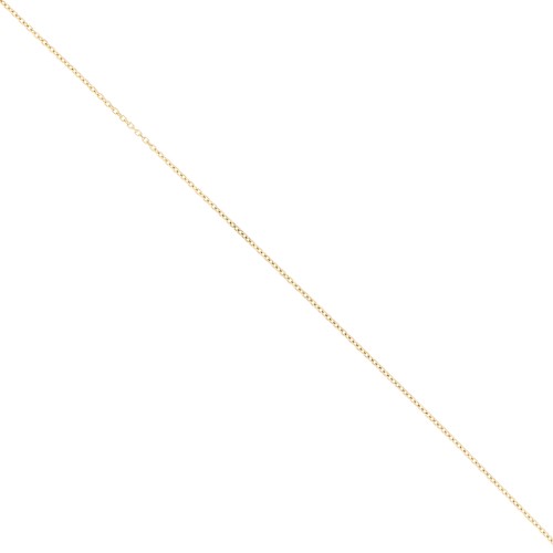 Stainless steel 316L Trace chain 1 mm - Gold x50cm