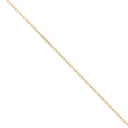 Stainless steel 316L Trace chain 1 mm - Gold x50cm
