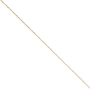Stainless steel 316 Trace mesh chain 1.4 mm - Gold x50cm|raw }}