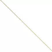 Stainless steel 316 Trace mesh chain 1.4 mm - Gold x50cm