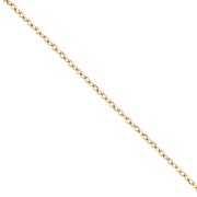 Stainless steel 316 Trace mesh chain 1.4 mm - Gold x50cm