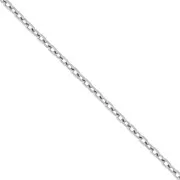 316L stainless steel Trace mesh chain, filed 2 mm x1m