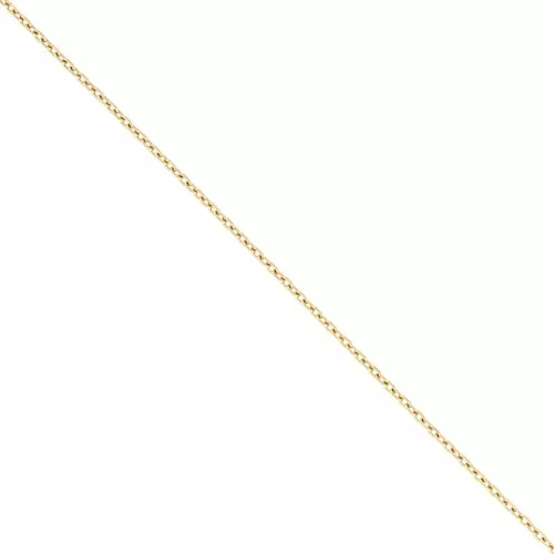Forçat fileted bevel chain 2 mm - Stainless steel 316L Gold x50cm