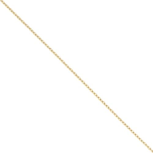 Stainless steel 316L Trace mesh chain 2 mm - Gold x50cm