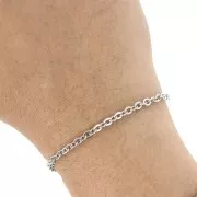 316L stainless steel Trace 3.3 mm mesh chain x1m