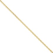 Stainless steel 316L Trace mesh chain 3.3 mm - Gold x50cm