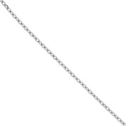 Stainless steel 316L Trace mesh chain 2.6 mm x1m|raw }}