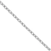 Stainless steel 316L Trace mesh chain 2.6 mm x1m