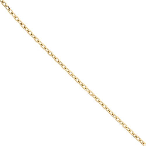Stainless steel 316L Trace chain 2.6 mm - Gold x50cm