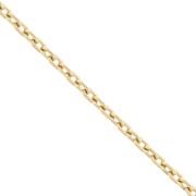 Stainless steel 316L Trace chain 2.6 mm - Gold x50cm
