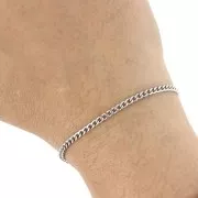 Stainless steel 316L Chain link Curb file 2.7 mm x1m