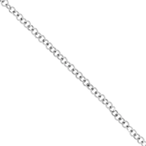 4.9mm 316L stainless steel Trace round mesh chain x1m