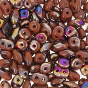 SuperDuo 2.5x5mm Umber Sliperit x10g|raw }}