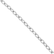 6.3mm 316L stainless steel Trace mesh chain x50cm|raw }}