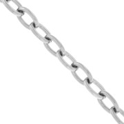 6.3mm 316L stainless steel Trace mesh chain x50cm