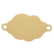 20x11mm 304 stainless steelSpacers cloud 2 rings - Gold x1|raw }}