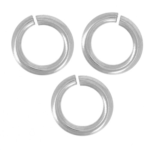 Open rings 4x0.7 mm - 316L stainless steel x10