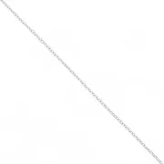 Oval links Chain 1.15mm 925 Sterling Silver x1m