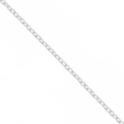 Oval links Chain 1.15mm 925 Sterling Silver x1m