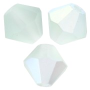 Preciosa bicone beads - Rondelle Bead 6 mm - Chrysolite AB Matt x12|raw }}