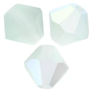 Preciosa bicone beads - Rondelle Bead 6 mm - Chrysolite AB Matt x12