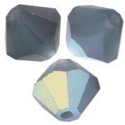 Preciosa Bicone Beads - Rondelle Bead 6 mm - Montana AB Matt x12|raw }}