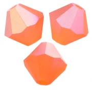 Preciosa Bicone Beads - Rondelle Bead 6 mm - Sun AB Matt x12