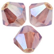 Preciosa Bicone Beads - Rondelle Bead 5 mm - Light Colorado Topaz AB 2X x12|raw }}