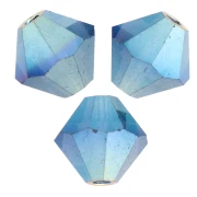 Preciosa Bicone Beads - Rondelle Bead 5 mm - Montana AB 2X x12