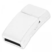 Magnetic clasp 20x12 mm for 10mm Lace Antique Silver Plating x1