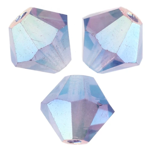 Preciosa bicones - Rondelle Bead 5 mm - Tanzanite AB 2X x12