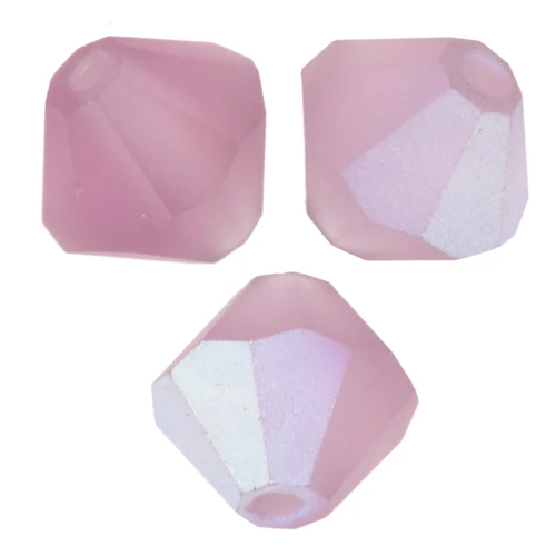 Preciosa Bicone Beads - Rondelle Bead 5 mm - Light Amethyst AB Matt x12