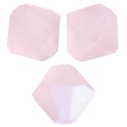 Preciosa Bicone Beads - Rondelle Bead 5 mm - Light Rose AB Matt x12|raw }}