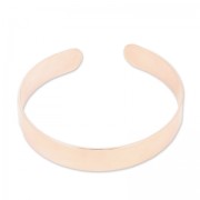 brass bracelet base 10x145mm gold tone rose x1|raw }}