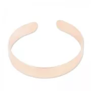 brass bracelet base 10x145mm gold tone rose x1
