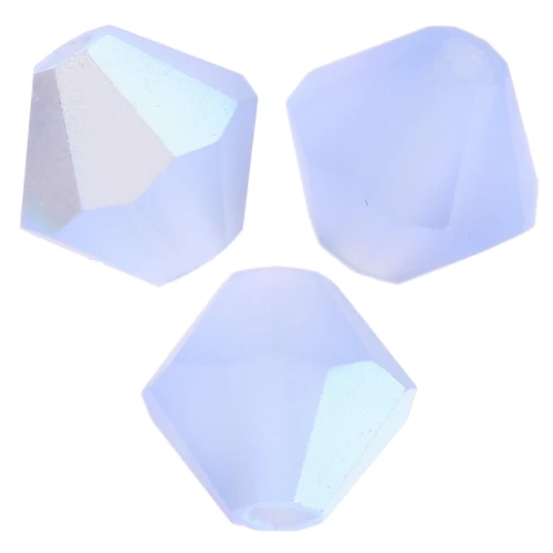 Preciosa Bicone Beads - Rondelle Bead 5 mm - Light Sapphire AB Matt x12