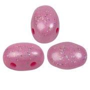 5x7mm Glass beads Samos® by Puca® - Constellation Persian Pink x10g|raw }}