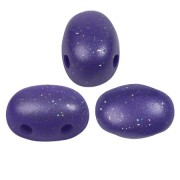 5x7mm Glass beads Samos® by Puca® - Constellation Purple rain x10g|raw }}