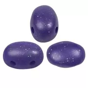 5x7mm Glass beads Samos® by Puca® - Constellation Purple rain x10g