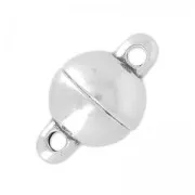 Magnetic clasp 13.5x8 mm Antique Silver Plating  x1
