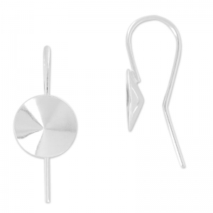 Earhook for  Rivoli 1122 10 mm 925 silver x2