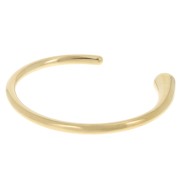 9x165mm 304L Stainless Steel Oval Design Bangle - Gold x1