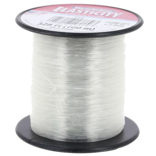 Elasticity wire 0.7 mm - Transparent x100m