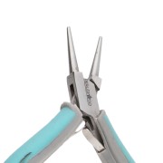 Round spring pliers 12 cm ergonomic handle by Perles&Co - Blue - Grey x1