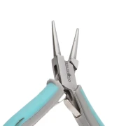 Round spring pliers 12 cm ergonomic handle by Perles&Co - Blue - Grey x1